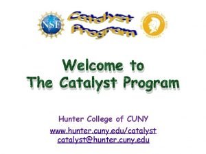 Boston college catalyst program