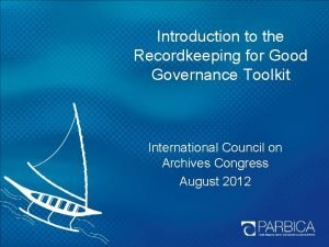 Corporate governance tool kit