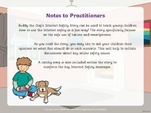 Buddy the dog internet safety