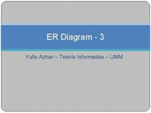 ER Diagram 3 Yufis Azhar Teknik Informatika UMM