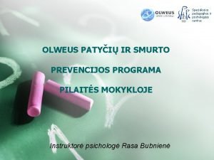 Specialiosios pedagogikos ir psichologijos centras Specialiosios pedagogikos ir psichologijos centras