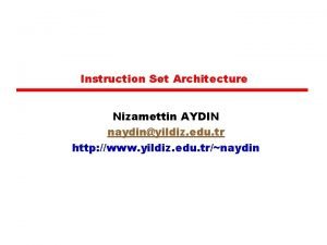 Privileged instructions