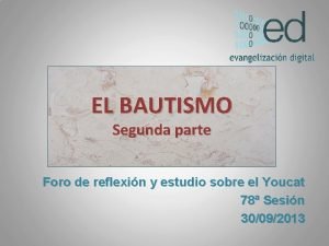 Preguntas para el bautismo segunda parte Preguntas para el bautismo segunda parte