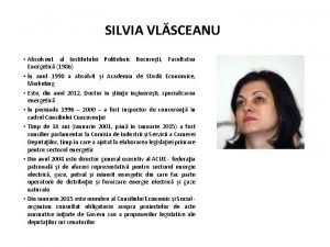 SILVIA VLSCEANU Absolvent al Institutului Politehnic Bucureti Facultatea