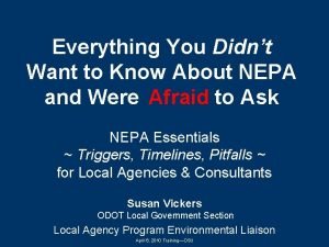 Everything You Didnt Want to Know About NEPA