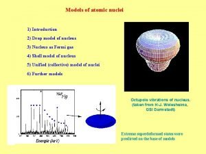 Shell model of nucleus