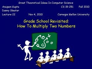 Great Theoretical Ideas In Computer Science Anupam Gupta