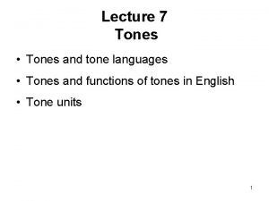 Pre-head head tonic syllable tail Pre-head head tonic syllable tail