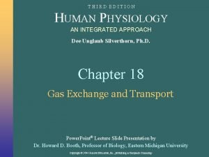 THIRD EDITION HUMAN PHYSIOLOGY AN INTEGRATED APPROACH Dee