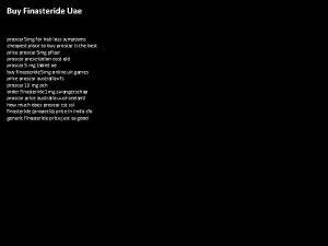 Topical finasteride uae