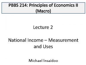Final expenditure approach