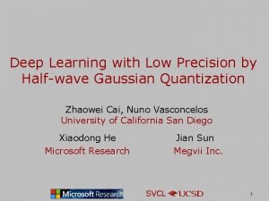 Deep Learning with Low Precision by Halfwave Gaussian