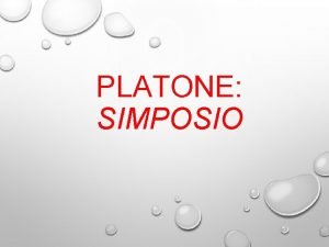 Discorso di pausania simposio