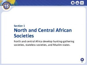 North and central african societies