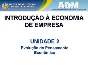 Evolução do pensamento econômico resumo Evolução do pensamento econômico resumo