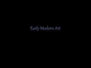 Early Modern Art Themes in Early Modern Art