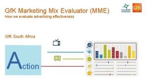 Marketing mix evaluator