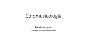 Camerata jovem beethoven