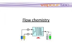 Flow chemistry Flow chemistry is also known as