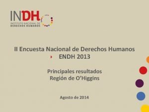 Objetivo general derechos humanos