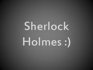 Sherlock holmes herci
