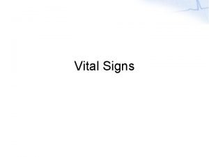 Vital Signs Jarvis Chapter 9 Vital Signs Classic