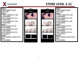 STORE LEVEL 1 11 SHELF 1 GUCCI BAMBOO