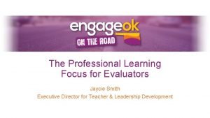 Professional learning focus