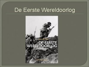 Oorzaak eerste wereldoorlog