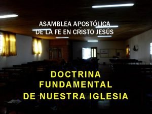 ASAMBLEA APOSTLICA DE LA FE EN CRISTO JESS