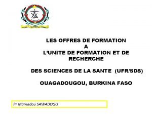 LES OFFRES DE FORMATION A LUNITE DE FORMATION