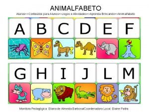 Animalfabeto para imprimir