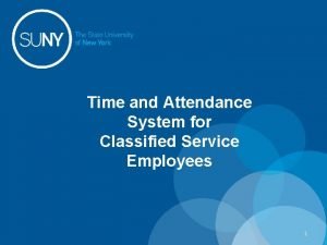 Suny time and attendance