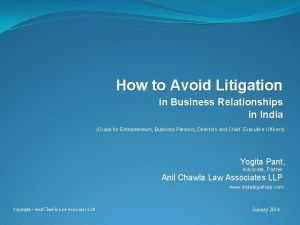 How to Avoid Litigation in Business Relationships in