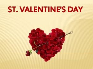 Happy saint valentine's day