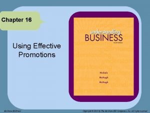 Using effective promotions