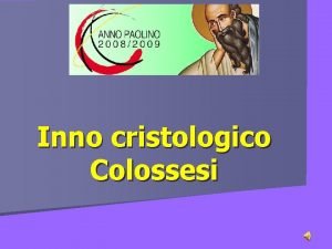 Inno cristologico