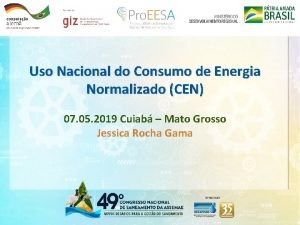 Uso Nacional do Consumo de Energia Normalizado CEN