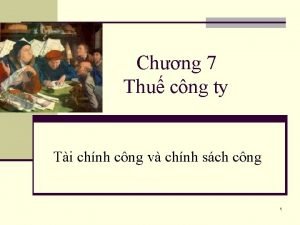 Chng 7 Thu cng ty Ti chnh cng