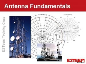 ESTeem Training Class Antenna Fundamentals Introduction The antenna