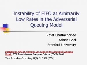 Instability of FIFO at Arbitrarily Low Rates in