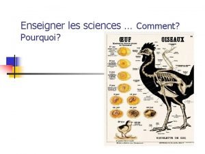 Leçon de sciences