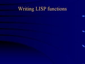 Lisp cond example