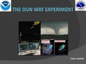 THE OUN WRF EXPERIMENT Gabe Garfield Introduction Highresolution