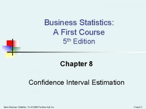 Business Statistics A First Course 5 th Edition