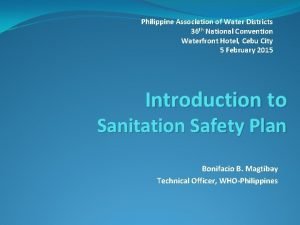 Philippine association of water districts