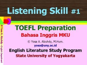 Toefl uny