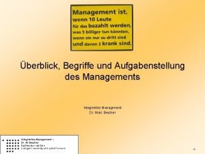Integriertes managementsystem nachteile Integriertes managementsystem nachteile