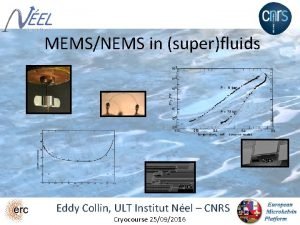 MEMSNEMS in superfluids 2 m 60 m Eddy