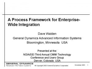 Enterprise-wide integration